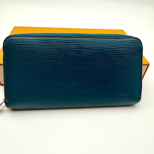 Louis Vuitton Epi Zippy Wallet Sky Blue Long Wallet Pre-owned From Japan