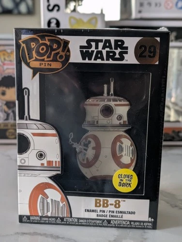 Funko POP! Star Wars Enamel Pin - BB-8 (Glow in the Dark) #29 - New