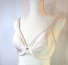 Lilyette by Bali "Plunge Into Comfort" Keyhole Minimizer Bra 36C Ivory 0904