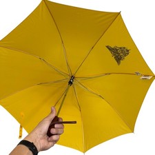 Vintage Le Brella Yellow Umbrella USMAT US Military Advanced Technologies