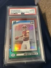 2025 Donruss Optic Preview Red And Green Jayden Daniels PSA 10