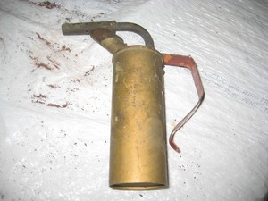 Small Brass Torch Vintage Alcohol?
