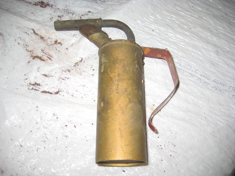 Small Brass Torch Vintage Alcohol?