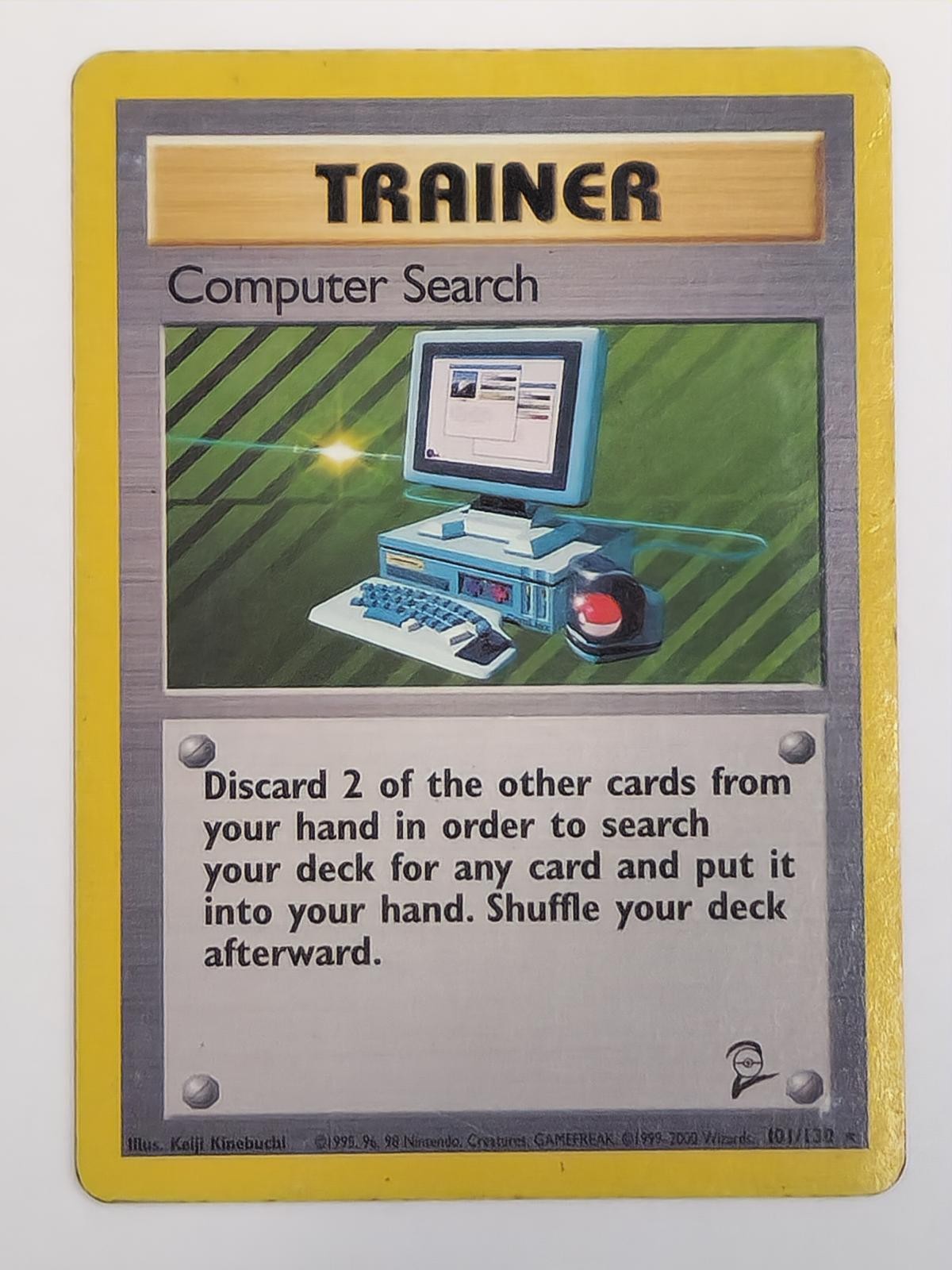 Computer Search 101/130 Rare Base Set 2 Pokemon Heavily Played