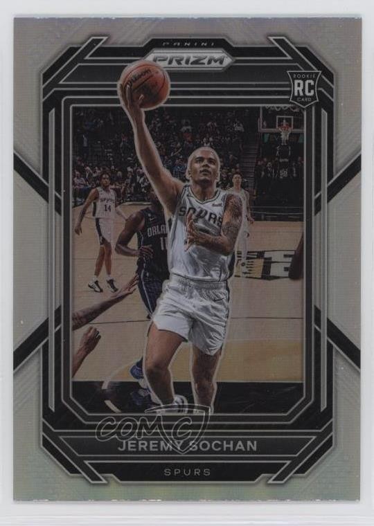 2022-23 Panini Prizm Silver Prizm Jeremy Sochan #263 19yg
