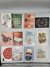20 birthday Cards  Envelopes - Blank Inside - Variety pack