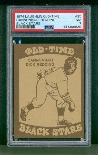 Cannonball Redding #25 1974 Laughlin Old Time Black Stars card
