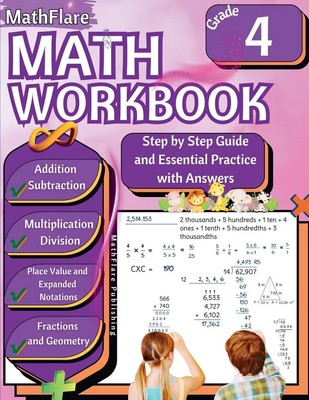 Mathflare Publishing | MathFlare - Math Workbook 4th Grade | Taschenbuch (2024)