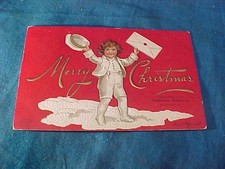 1908 BARTHOLOMAY BREWERY Advertising CHRISTMAS POSTCARD Ellen CLAPSADDLE Design