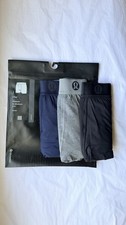 LULULEMON Men's ALWAYS IN MOTION BOXER BRIEF 5" Size L 3/PACK ASSORTED COLORS