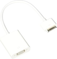 Apple 30-pin to VGA Adapter  Apple 30-pin USB Adapter