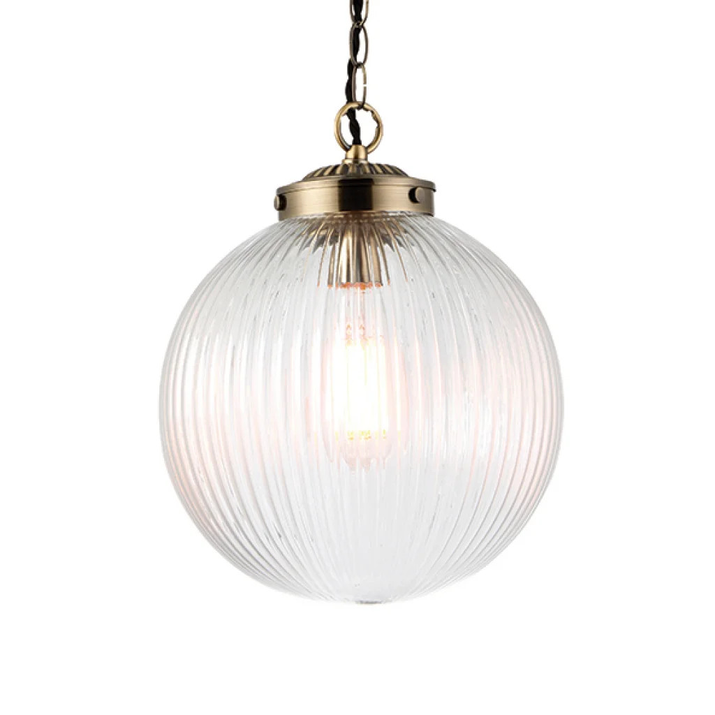Ceiling Light Brass Brydon Antique 250mm Endon 71123