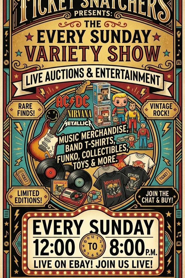 Ticket Snatchers: Funko Pop Drop & Live Auction