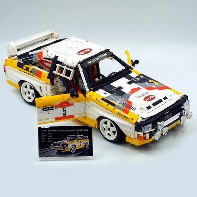 HAPPY BUILD ⬛ Bole Brick YC-23043 - Audi Sport Quattro S1 Group B 1984, ⚡Lizenziert⚡