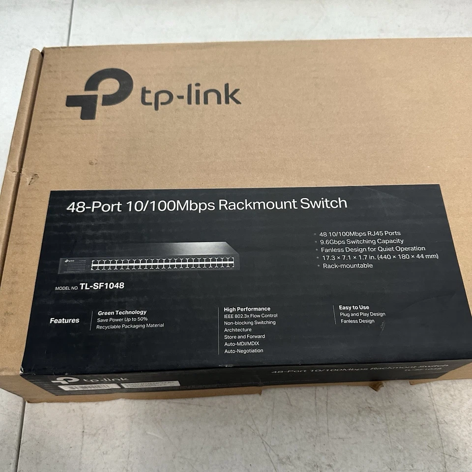 Tp Link Unmanaged 48 Port Rackmount Switch - Image 2 of 4
