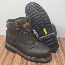 Thorogood Sport Hiker 6″ Safety Toe Dark Brown Steel Toe Slip-Resistant 10.5M