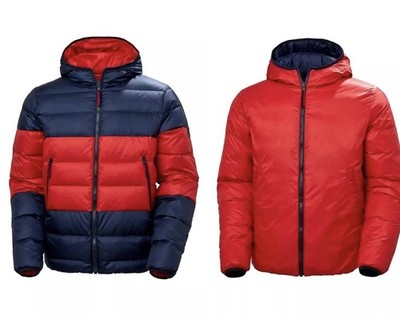 HELLY HANSEN RWB Reversible Down Jacket Men's Size Large PrimaLoft HH New $280