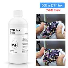 500ML White DTF Ink PET Film Transfer Ink For Direct Transfer Film Printer