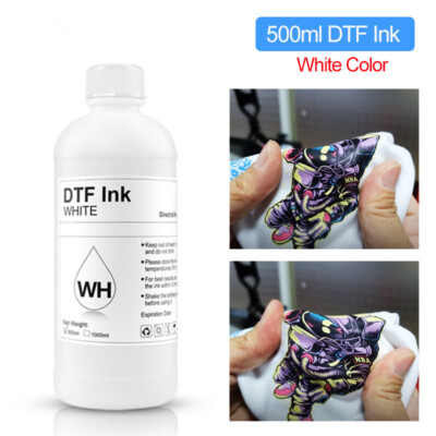500ML White DTF Ink PET Film Transfer Ink For Direct Transfer Film Printer 