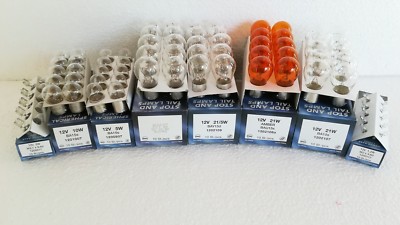 1 Set (80St.) 12V Glühlampen - W1,2W W5W R5W R10W P21W PY21W P21/4W P21/5W  KS8