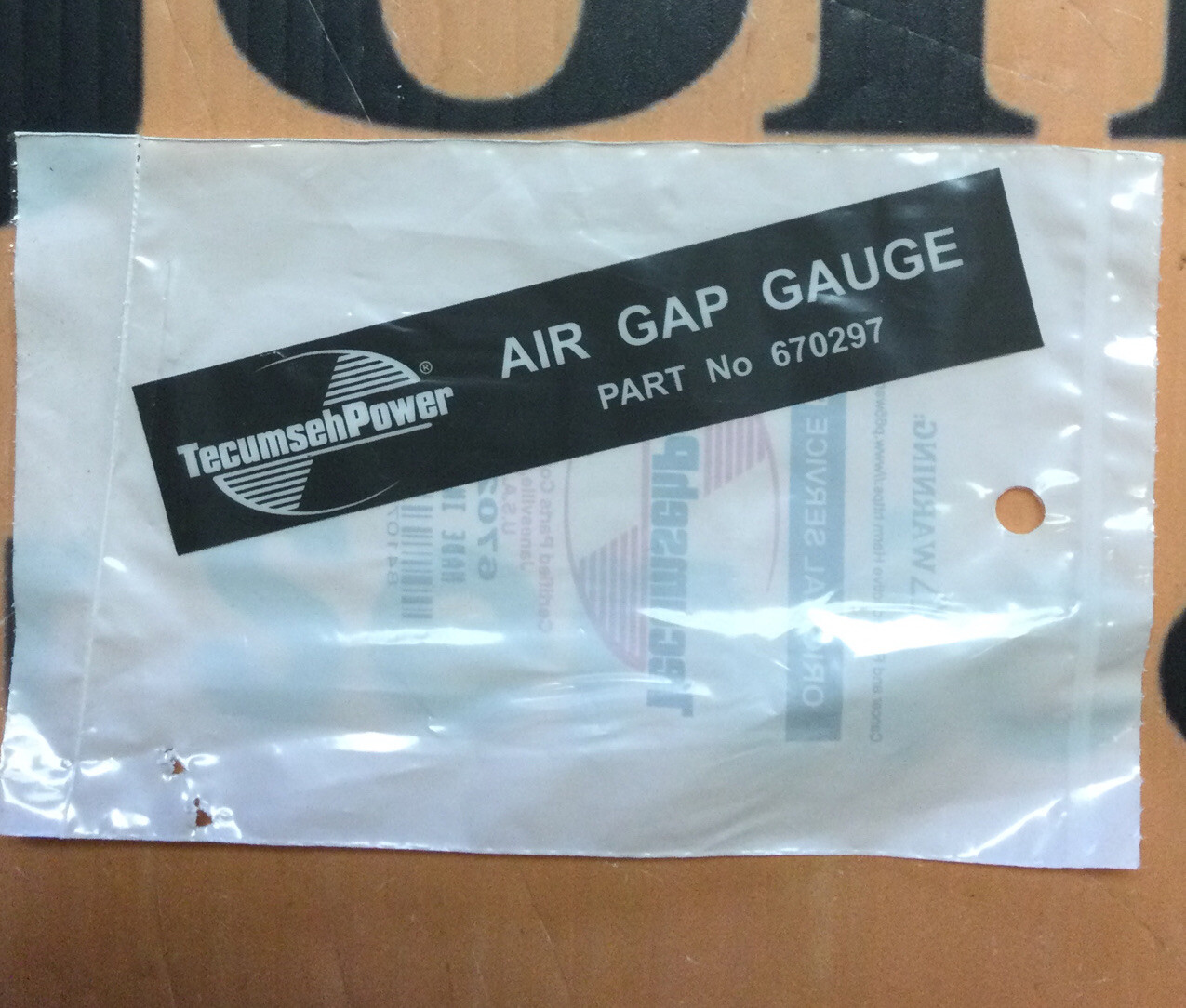 Genuine Tecumseh AIR GAP GAUGE Part # 670297 | eBay