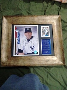 Yankees Auto Alex Rodriguez  8x10 With COA 🔥🔥🔥