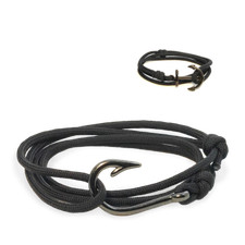 The Stormy Night - Fishhook Anchor Bracelet