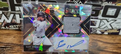 Eloy Jimenez Chicago White Sox Select X-Factor BATTING GLOVE relic/auto 16/25 