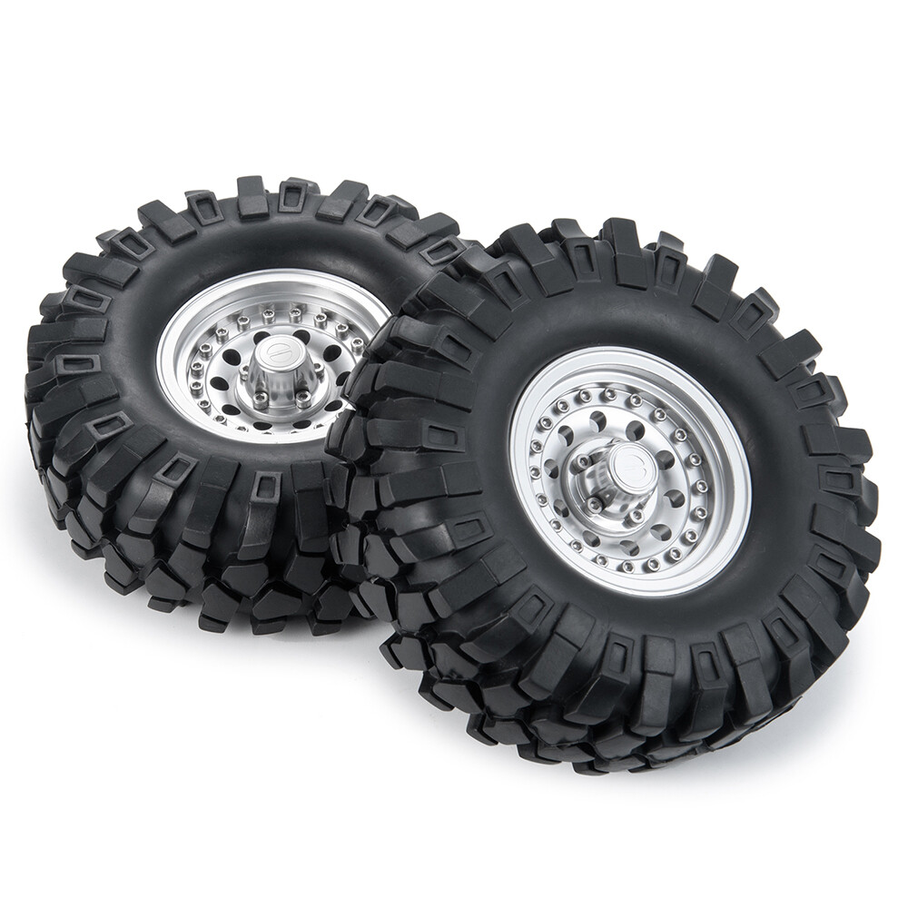 4 pz 1.9 pneumatici Fine texture artiglio fango terreno ruota pneumatici 110*45mm per 1/10 RC Crawler Axial SCX10 90046 AXI03007 TRX4 KO3