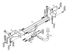 Hak holowniczy ALFA ROMEO Giulia Veloce 2016- MODUŁ AST