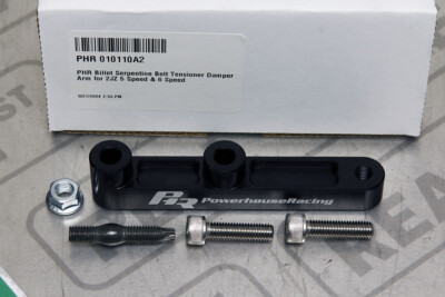 PHR Billet Serpentine Belt Tensioner Damper Arm Supra 2JZ-GE 2JZ-GTE 5 / 6 Speed