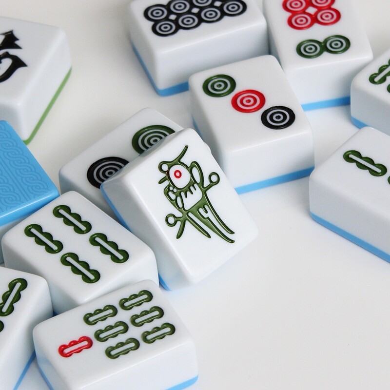 2 sets Chinese Mahjong Majiang Game Set, X-Large Size 42mm
