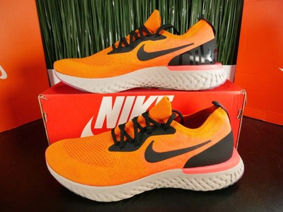 nike epic react orange and black