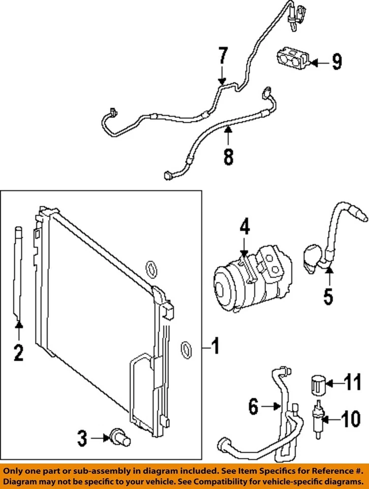 Compresor de aire acondicionado usado se adapta a: Mercedes-benz Mercedes clase c 204 2008 tipo GLK350 gr Foto 3 de 4