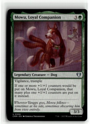 2023 MTG CMM Mowu, Loyal Companion U Legendary Creature #306