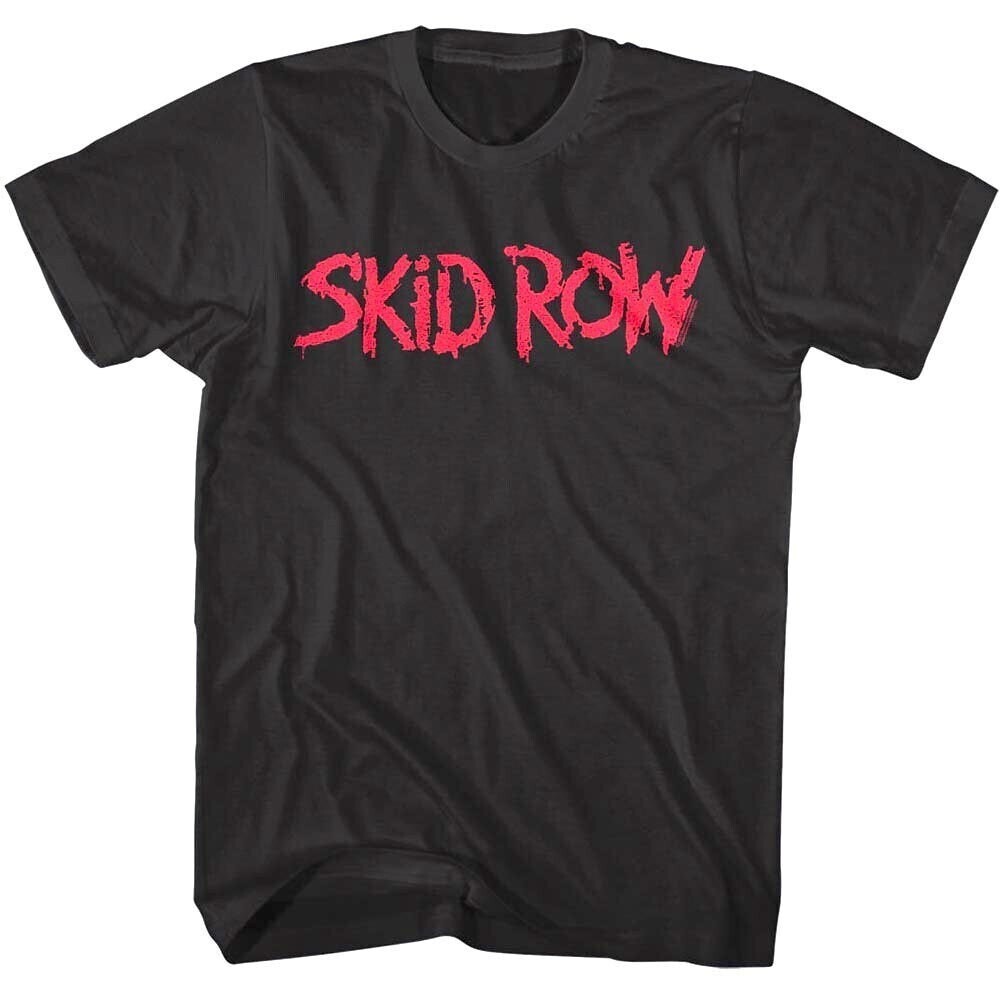 FILA Maglietta Skid Row Vintage Logo anni 80 Glam Metal Concert Merch Tees