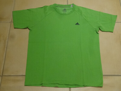 adidas ClimaLite Cotton    T-Shirt , wenig gebraucht  Grün Größe M