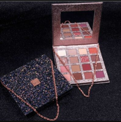 2 x CaiJi 16 Farben Bright Star River Lidschatten Palette mit Kette ideales Geschenk