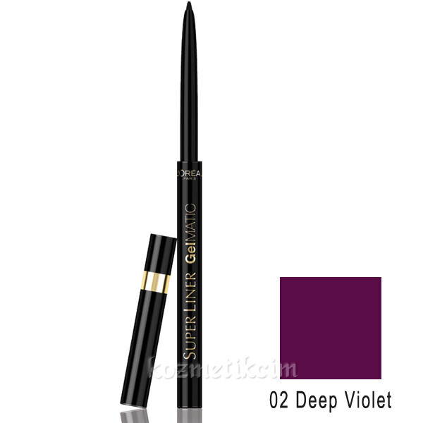 L’Oréal Paris Super Liner Mat Matic Eyeliner – Deep Violet, Langanhaltend, Matte Formel