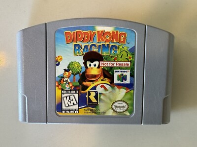 Diddy Kong Racing n64 NFR Not For Resale Nintendo 64 Very Rare
