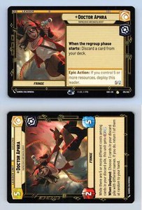 Doctor Aphra #15/262 Star Wars Unlimited Shadows Of The Galaxy 2024 Rare TCG