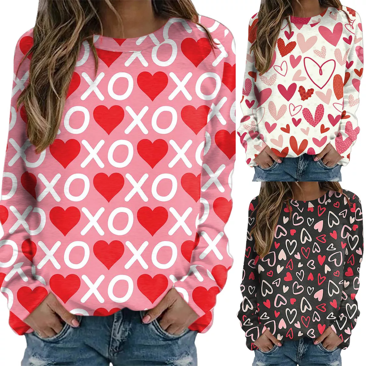 Womens printed best sale sweatshirts