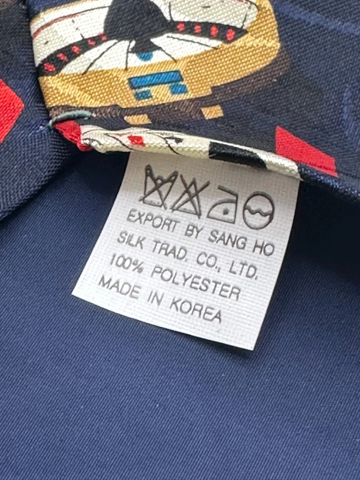 扑克卡 轮盘赌 拉斯维加斯 赌博桌 男式 领带 蓝色 尺寸 59 x 3.5 — 第 3/4 张图片