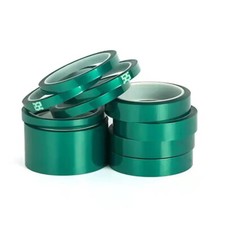 Width 3mm-100mm Green PET High Temperature Tape Insulation Protection 33M/Rolls