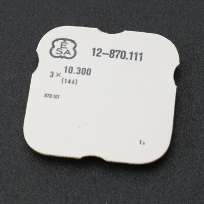 Genuine ESA 870.111 Dial Foot Tubes (3) Watch Part 10.300 New Old Stock (G5D1)