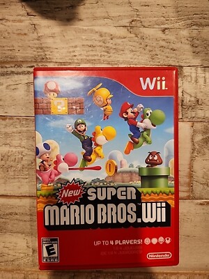 Super Mario Bros. Wii Nintendo Wii 2009 Complete