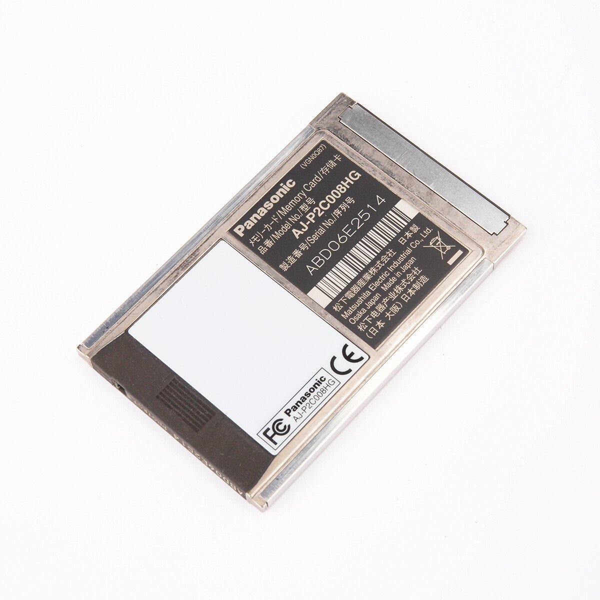 8G P2カードPanasonic AJーP2C008HG Panasonic AJ-P2COO8HG 8GB P2 High Performance Card for