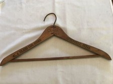 Al. A. EILAND CLOTHING STORE Vintage Wood Hanger, Greenville, Texas