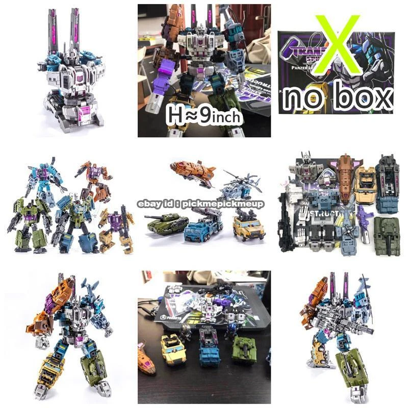 Pockets PT05 Bruticus 9in 5in1 Combination Action Figure Robot Toy Gift Collect - Image 2 of 2
