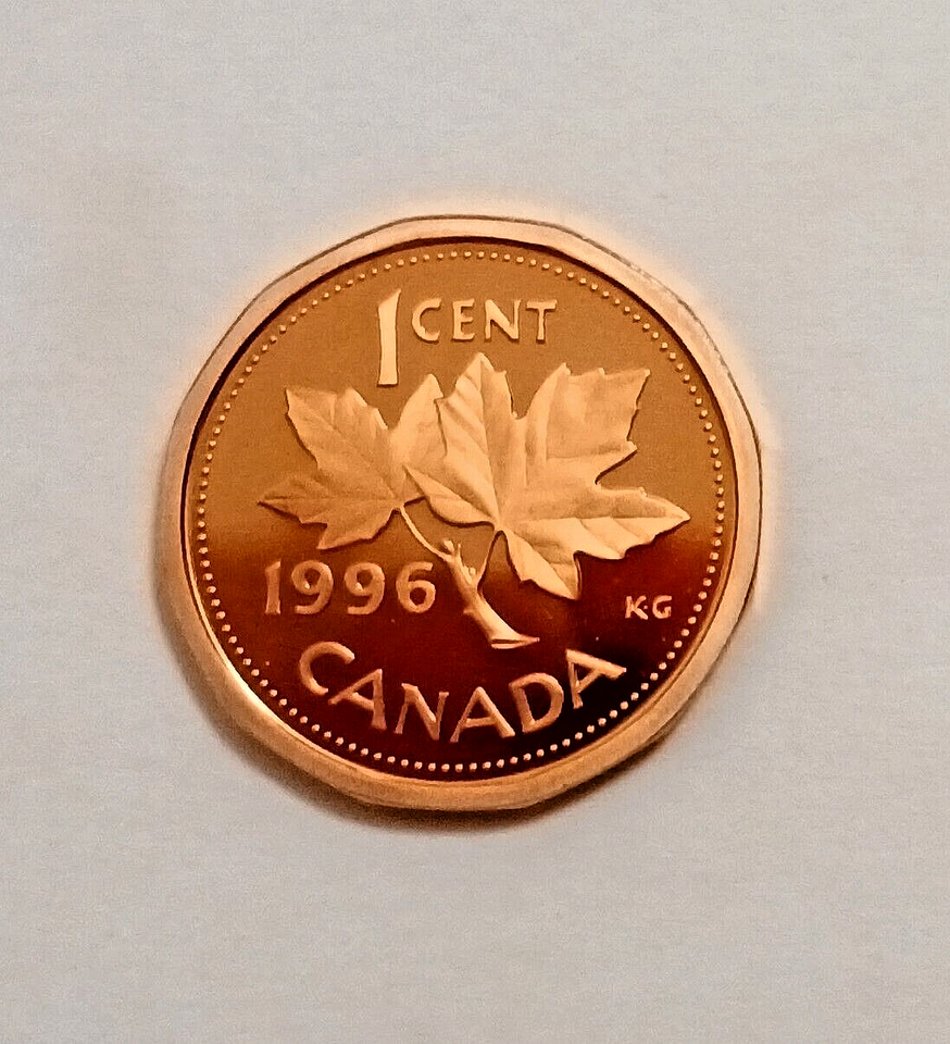 1996 Canadian Proof Penny eBay